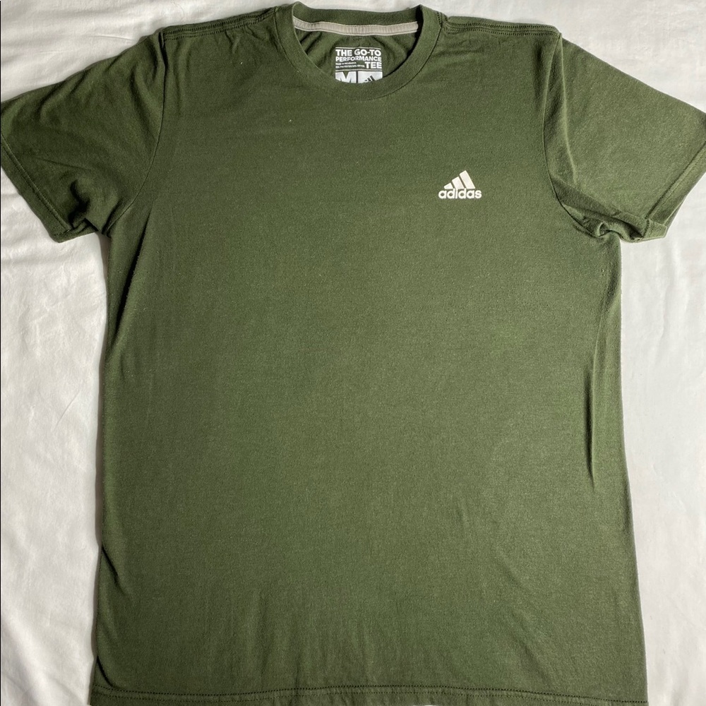 Adidas Green Shirt Size M